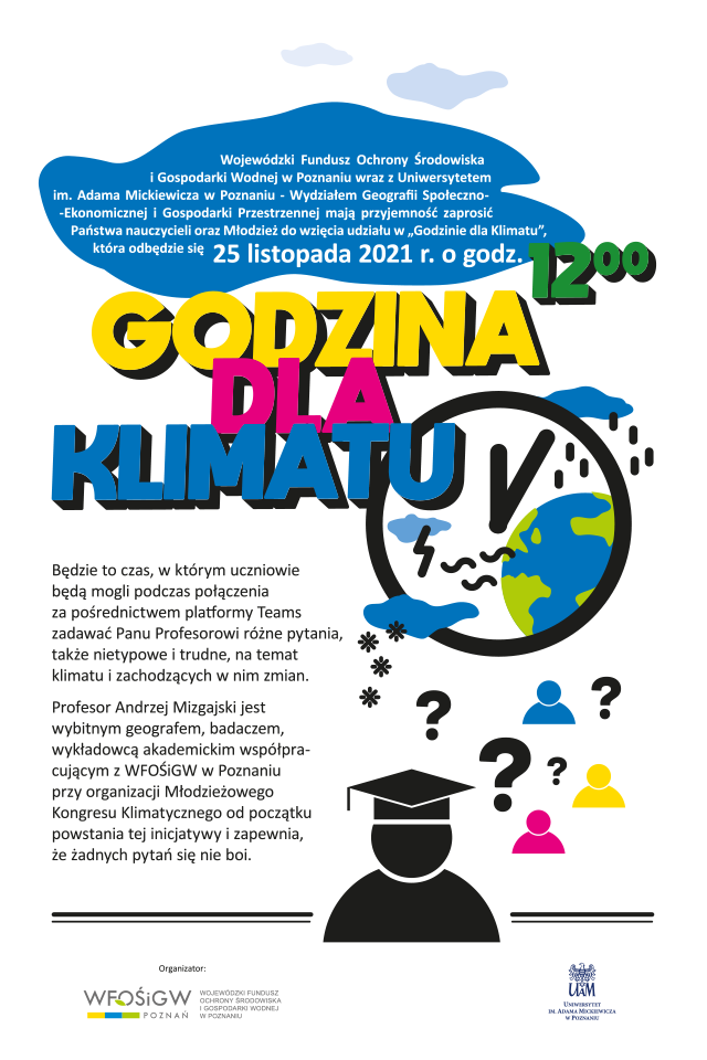 Plakat Godzina Dla Klimatu