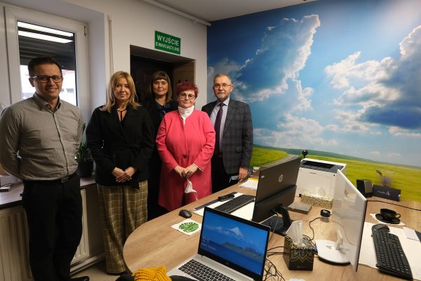 Zarząd WFOŚiGW w Poznaniu z przedstawicielami Gminy Kramsk.