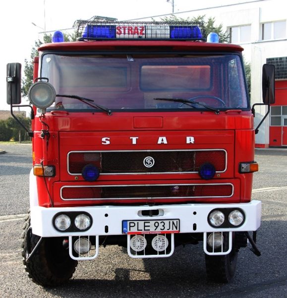 Zdjęcie samochodu strażackiego