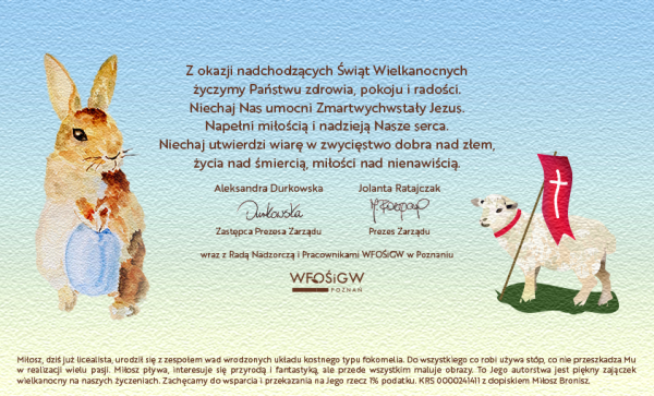 Życzenia z okazji Świąt Wielkanocnych