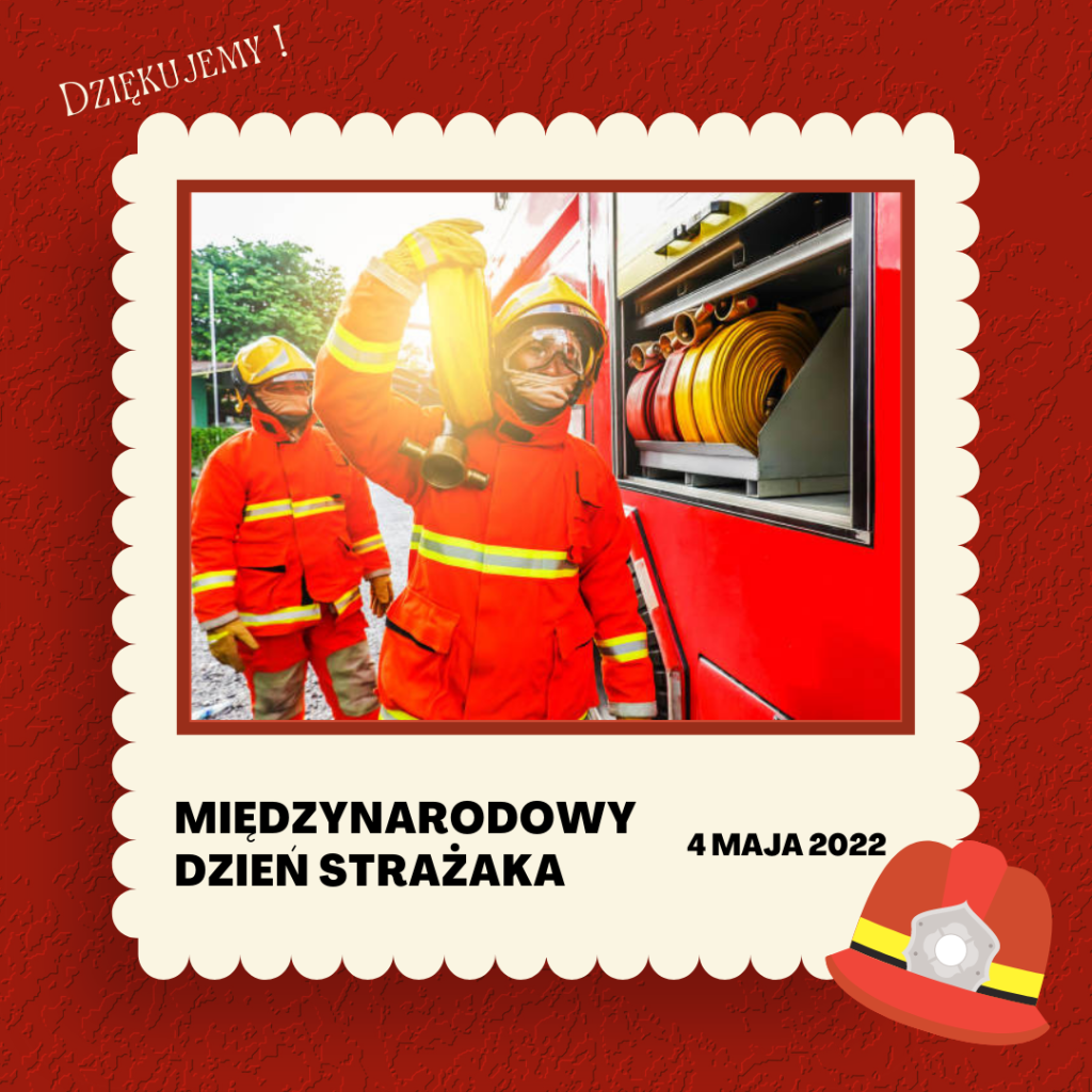 Na zdjęciu dwóch strażaków