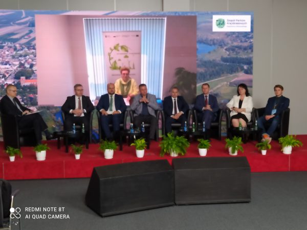 Na zdjęciu prelegenci konferencji: Wielkopolskie rozmowy o klimacie.