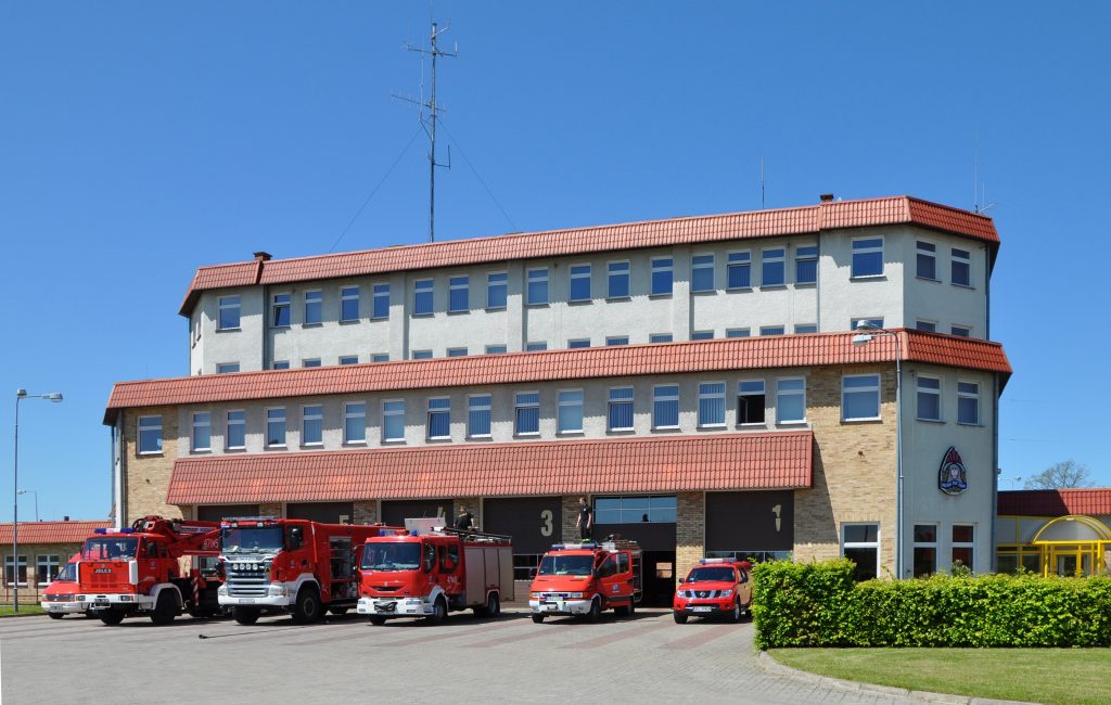 Remiza strażacka.