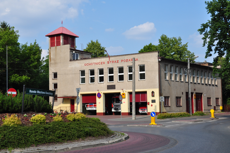 Remiza strażacka.