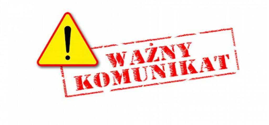 Ważny komunikat