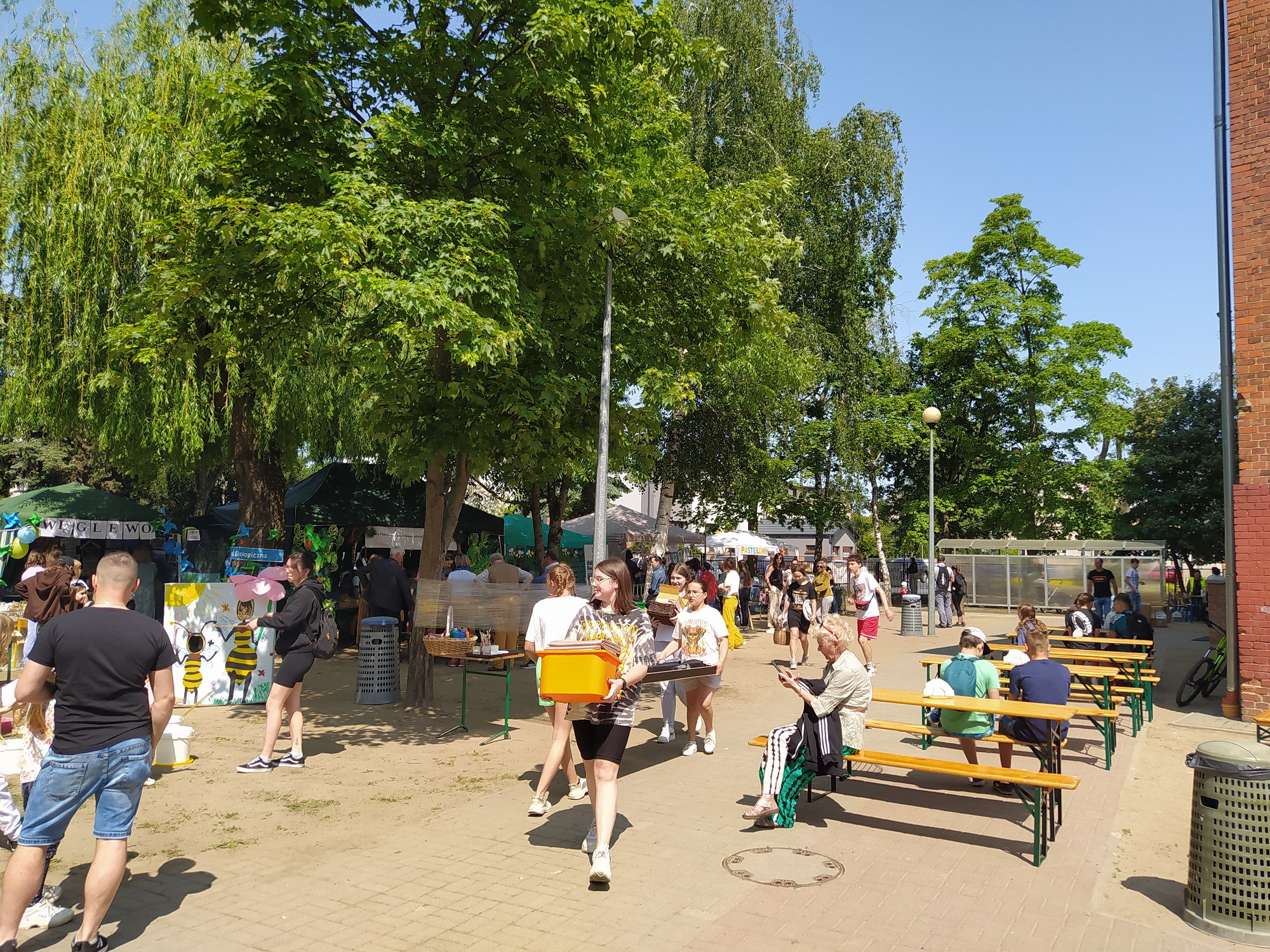 Piknik ekologiczny w Pobiedziskach.