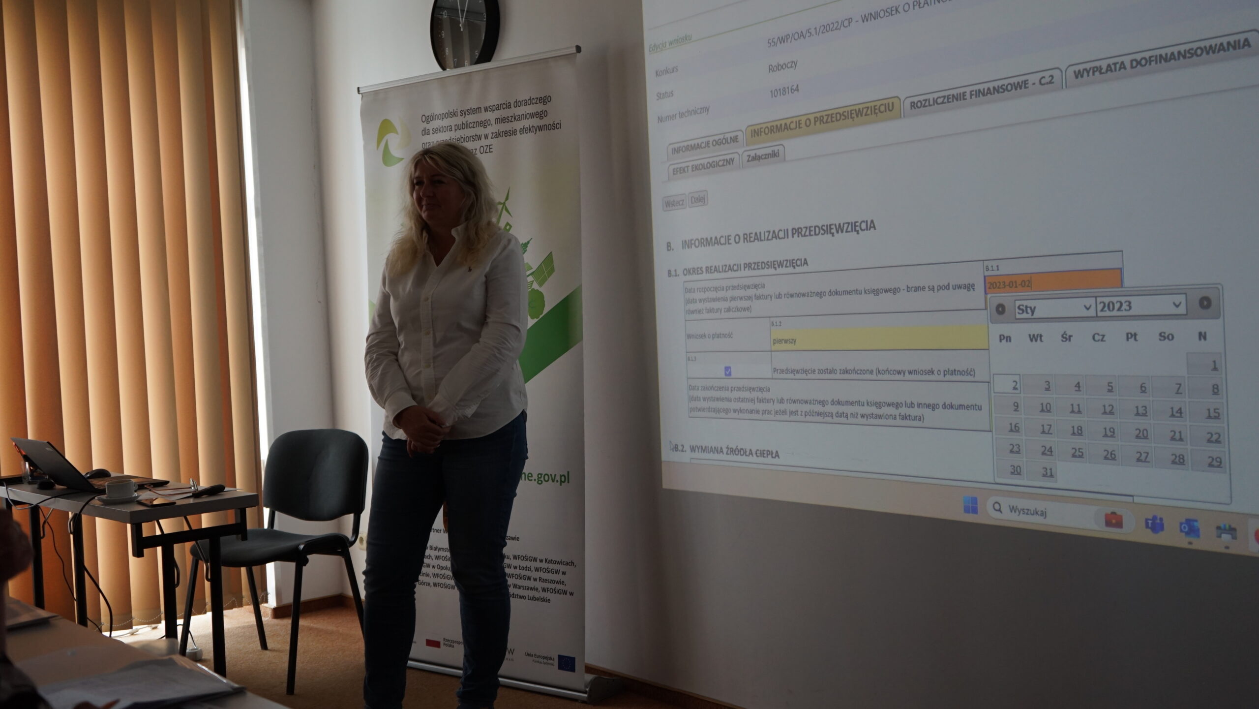 Jedna z prelegentek szkolenia - Donata Glapiak