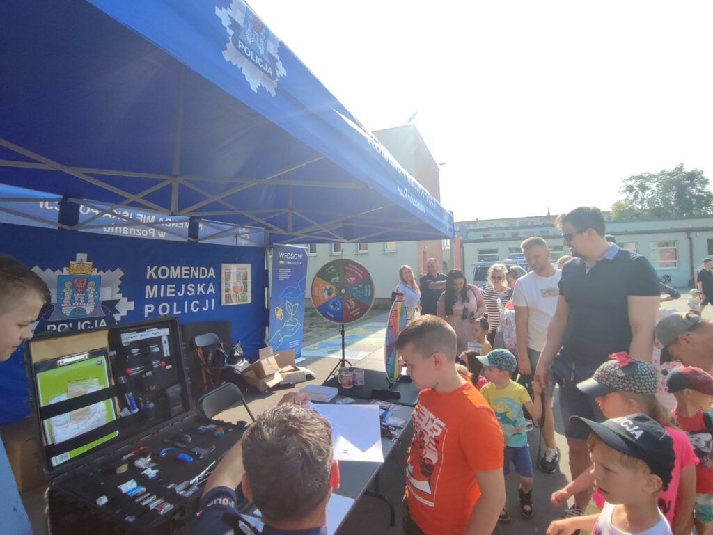 Stoiska podczas festynu