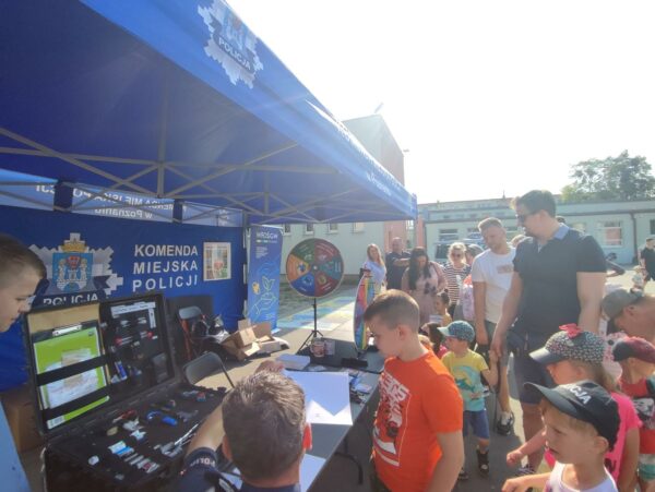 Stoiska podczas festynu