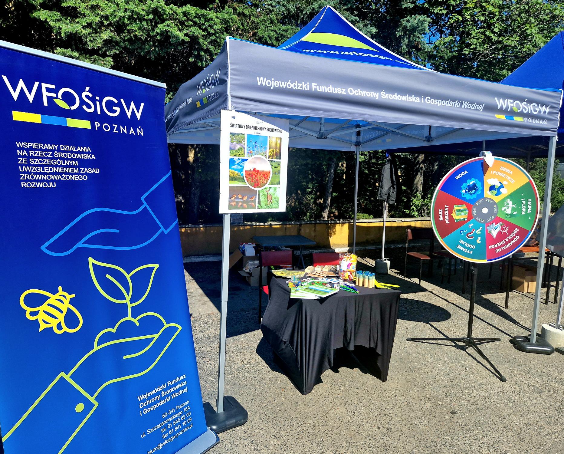 Stoisko podczas festynu