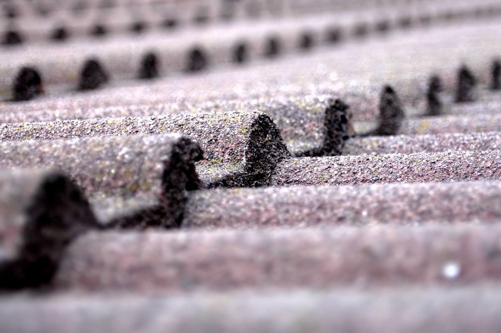 Pokrycie dachowe z azbestu