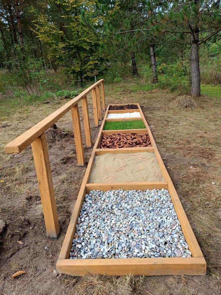 Ścieżka na terenie Ośrodka "Zwierzyniec"