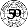 Logotyp 50 edycji Olimpiady Geograficznej