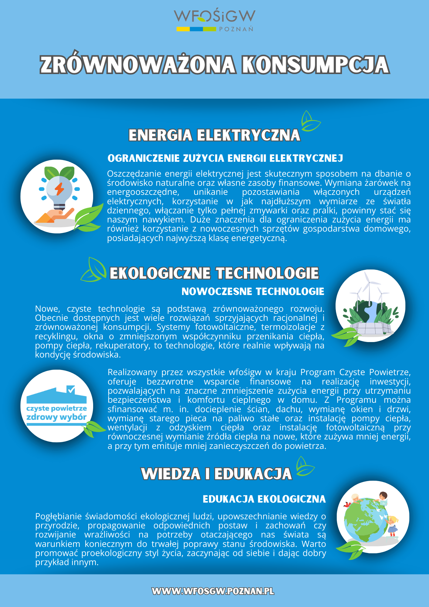 Ulotka "Zrównoważona konsumpcja" strona 3