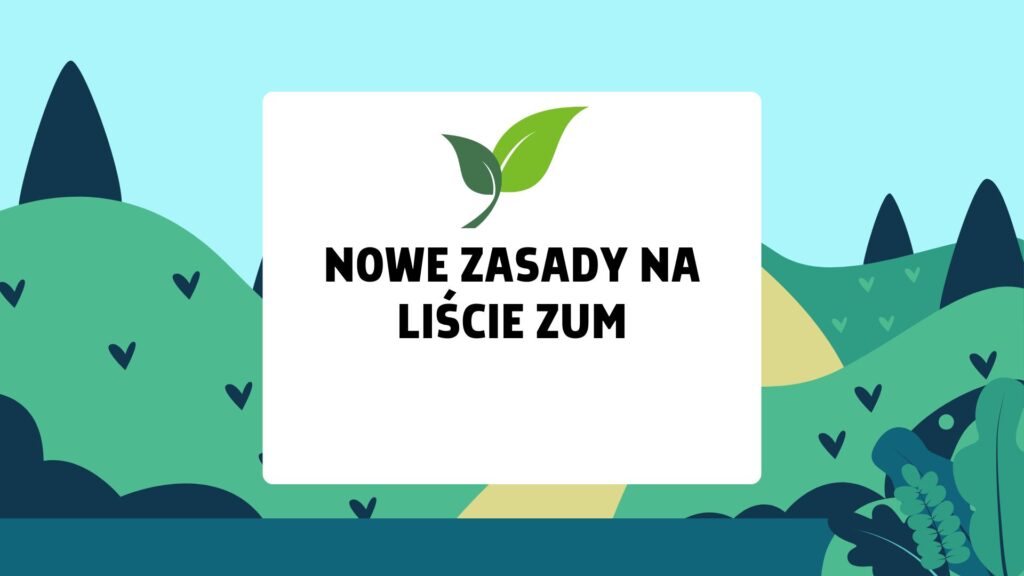 Nowe zasady na liście ZUM