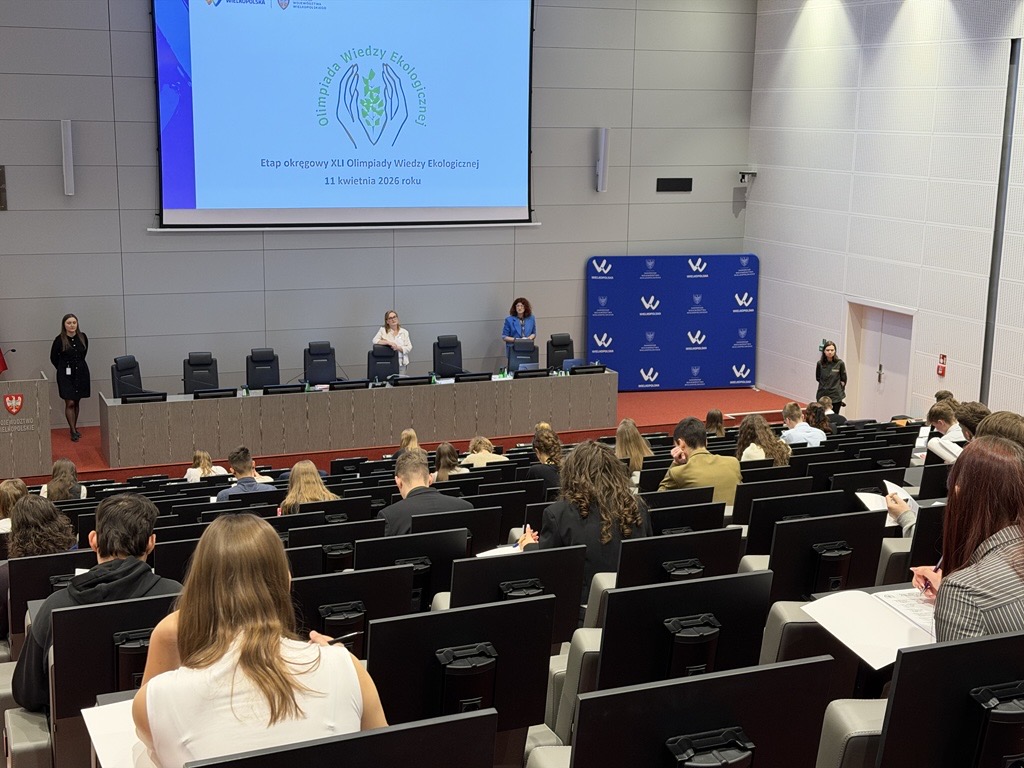 uczniowie rozwiązujący test